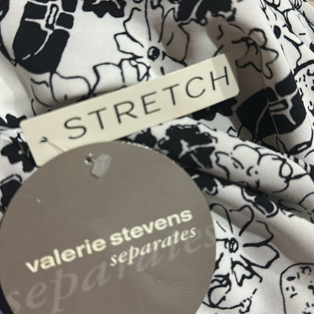 NWT XL Wrap Dress short sleeve Valerie Stevens Waist Tie Purse Knee Length White - Picture 6 of 9